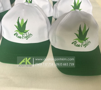 Nón lưỡi trai in logo Aloe Fields