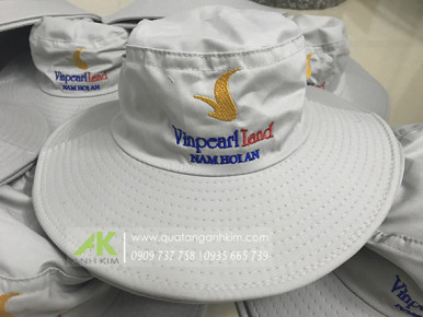 Nón tai bèo thêu logo Vinpearl Land Nam Hội An